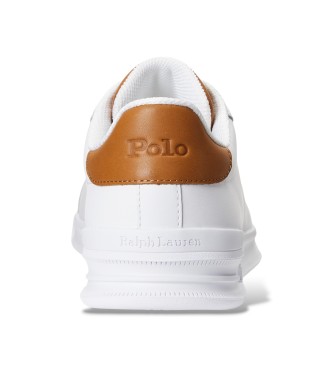 Polo Ralph Lauren Zapatillas Heritage Court II de piel blanco