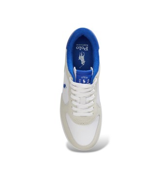 Polo Ralph Lauren Off-white get�felte Masters Court Turnschuhe