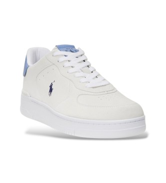 Polo Ralph Lauren Masters Court Turnschuhe aus wei�em Wildleder