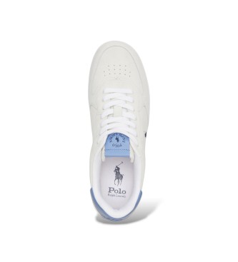 Polo Ralph Lauren Masters Court Turnschuhe aus wei�em Wildleder