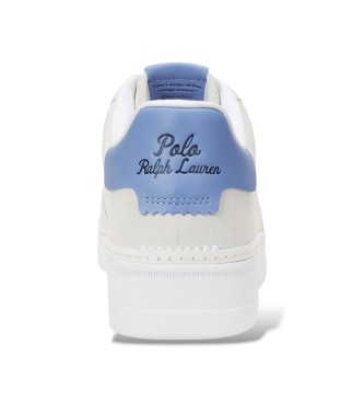Polo Ralph Lauren Masters Court Turnschuhe aus wei�em Wildleder