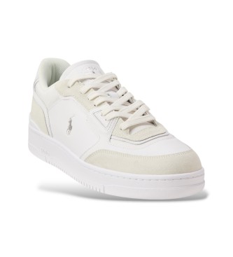 Polo Ralph Lauren Baskets Open Masters en cuir et daim blanc