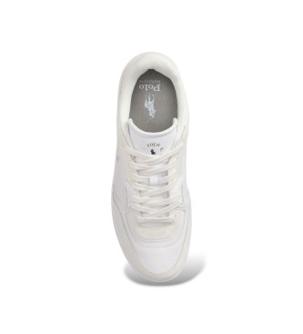 Polo Ralph Lauren Baskets Open Masters en cuir et daim blanc