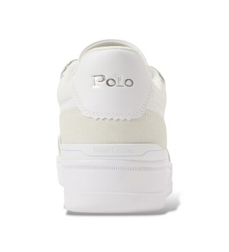 Polo Ralph Lauren Baskets Open Masters en cuir et daim blanc