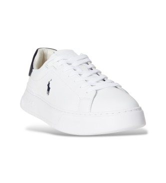 Polo Ralph Lauren RLite Court bele lakaste usnjene športne copate