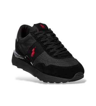 Polo Ralph Lauren Turnschuhe Train 89 Wildleder und schwarzer Oxford