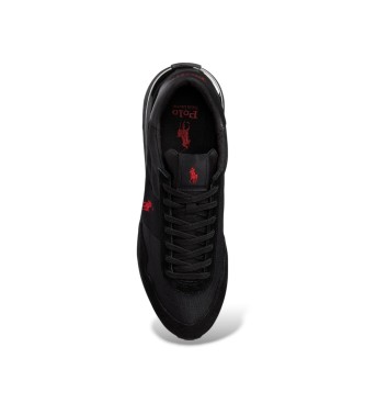 Polo Ralph Lauren Turnschuhe Train 89 Wildleder und schwarzer Oxford