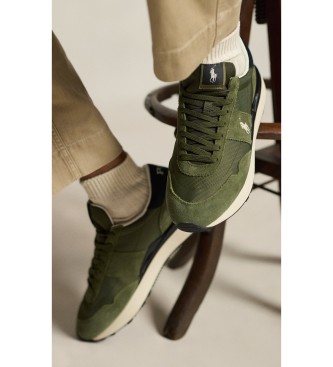 Polo Ralph Lauren Tênis de couro Train 89 verde