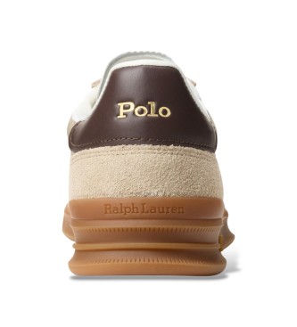 Polo Ralph Lauren Heritage Aera beige suede trainers