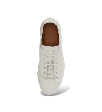 Polo Ralph Lauren Baskets Jermain en veau velours blanc cass�