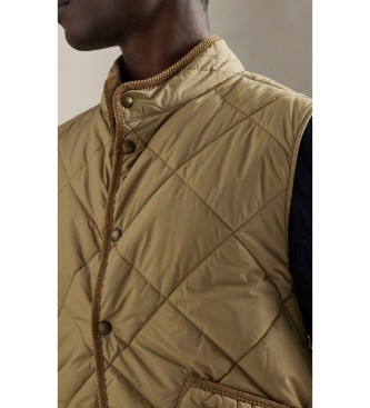 Polo Ralph Lauren Die beige gesteppte Hurston-Weste