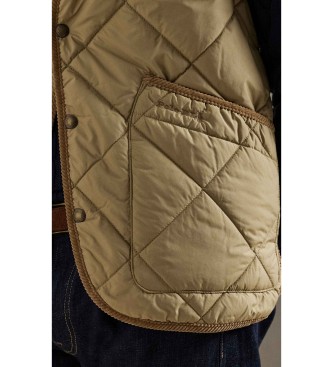 Polo Ralph Lauren Die beige gesteppte Hurston-Weste