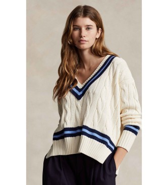 Polo Ralph Lauren Iconische beige crickettrui