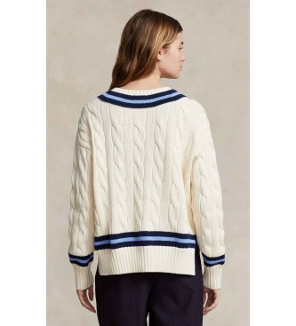 Polo Ralph Lauren Iconische beige crickettrui