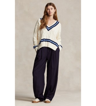 Polo Ralph Lauren Iconische beige crickettrui