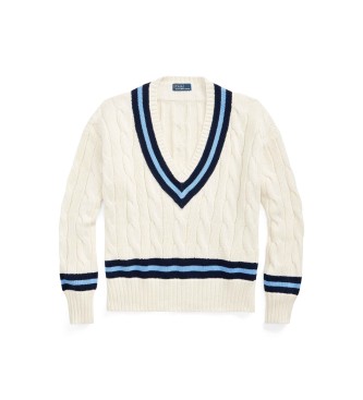 Polo Ralph Lauren Iconische beige crickettrui