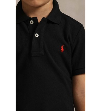 Polo Ralph Lauren Iconic black pique polo shirt
