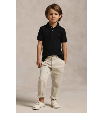 Polo Ralph Lauren Iconic black pique polo shirt