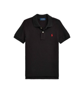 Polo Ralph Lauren Iconic black pique polo shirt