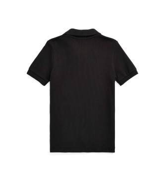 Polo Ralph Lauren Iconic black pique polo shirt