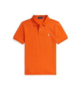 Polo Ralph Lauren O ic�nico p�lo de piqu� laranja