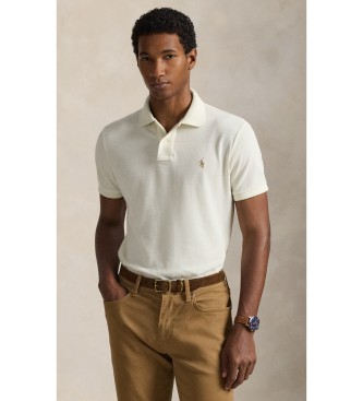Polo Ralph Lauren Het iconische gebroken witte piqué-poloshirt