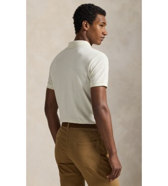 Polo Ralph Lauren Het iconische gebroken witte piqué-poloshirt