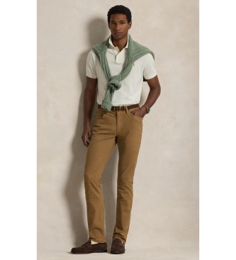 Polo Ralph Lauren Het iconische gebroken witte piqué-poloshirt