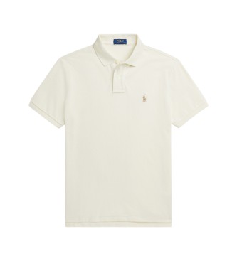 Polo Ralph Lauren Het iconische gebroken witte piqué-poloshirt