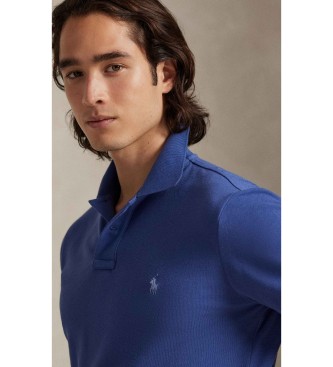 Polo Ralph Lauren Het iconische blauwe piqu� poloshirt