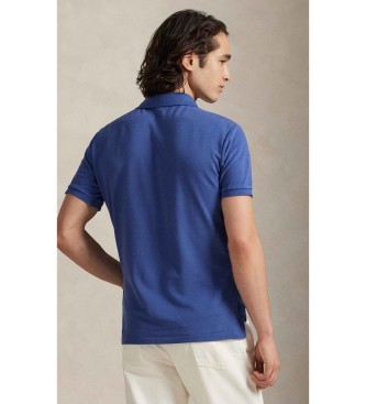 Polo Ralph Lauren Het iconische blauwe piqu� poloshirt