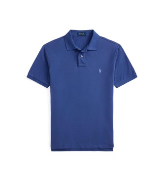 Polo Ralph Lauren Het iconische blauwe piqu� poloshirt