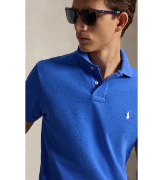 Polo Ralph Lauren Le polo piqué bleu iconique
