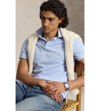 Polo Ralph Lauren Le polo piqué bleu clair iconique