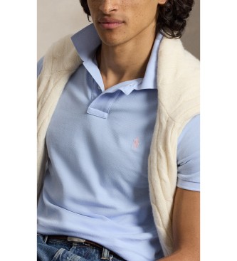 Polo Ralph Lauren Le polo piqué bleu clair iconique