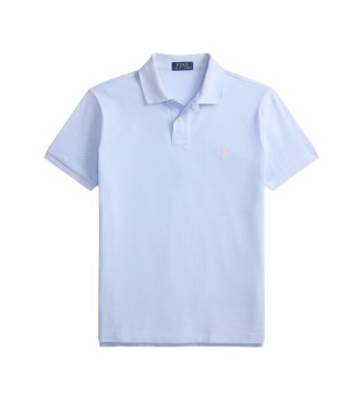 Polo Ralph Lauren Le polo piqué bleu clair iconique