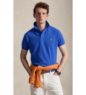 Polo Ralph Lauren Le célèbre polo en piqué Custom Slim Fit bleu