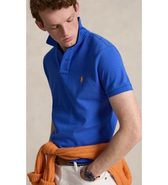 Polo Ralph Lauren Le célèbre polo en piqué Custom Slim Fit bleu