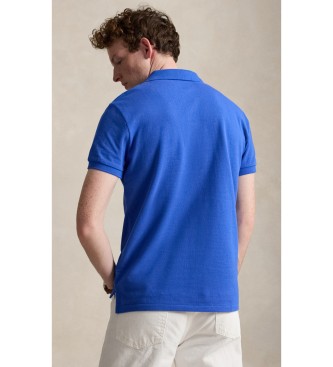 Polo Ralph Lauren Le célèbre polo en piqué Custom Slim Fit bleu