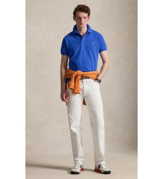 Polo Ralph Lauren Le célèbre polo en piqué Custom Slim Fit bleu