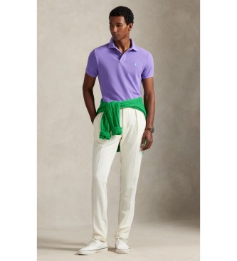 Polo Ralph Lauren Le polo emblématique en piqué Custom Slim Fit lilas