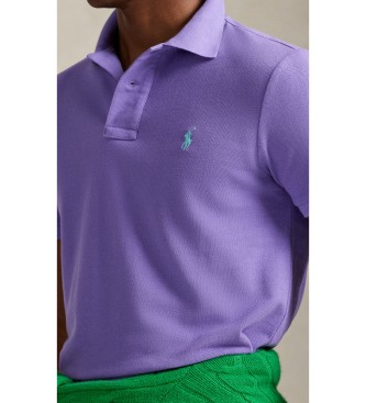 Polo Ralph Lauren Le polo emblématique en piqué Custom Slim Fit lilas