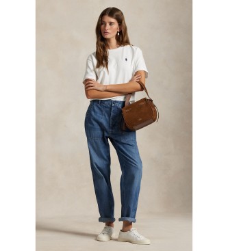 Polo Ralph Lauren Ricky jeansbyxor i blå denim