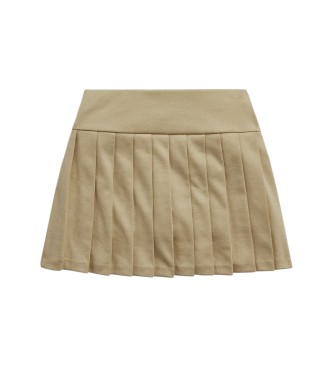 Polo Ralph Lauren Jupe-culotte plissée en ponte beige