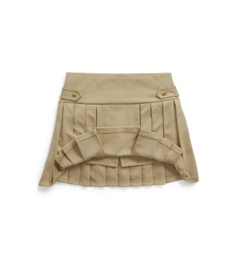 Polo Ralph Lauren Jupe-culotte plissée en ponte beige