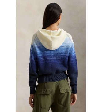 Polo Ralph Lauren Sweatshirt i bomull med marin flagga