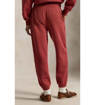Polo Ralph Lauren Rote Fleece-Trainingshose