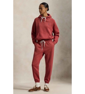 Polo Ralph Lauren Rote Fleece-Trainingshose