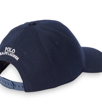 Polo Ralph Lauren Pet met navy gebreid jacquard vizier
