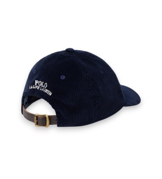 Polo Ralph Lauren Marineblå fløjls-baseballkasket
